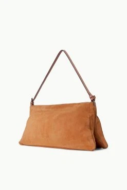 VIVI SHOULDER BAG | TAN SUEDE -fashion STAUD VIVI SHOULDERBAG TAN FALL 23 ECOM 2