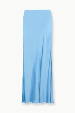 VOYAGE SKIRT | FRENCH BLUE -fashion STAUD VOYAGE SKIRT FRENCHBLUE FALL 23 ECOM 1