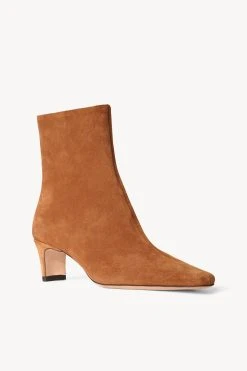 WALLY ANKLE BOOT | TAN SUEDE -fashion STAUD WALLY ANKLE BOOT TANSUEDE FALL 22 ECOM 2