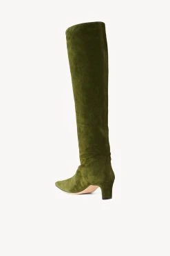 WALLY BOOT | OLIVE SUEDE -fashion STAUD WALLY BOOT OLIVE FALL 22 ECOM 3 fe460568 e12e 4a45 981e 4904802f91f9