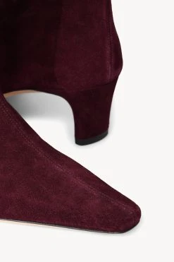 WALLY BOOT | PLUM SUEDE -fashion STAUD WALLY BOOT PLUM FALL 22 ECOM 5