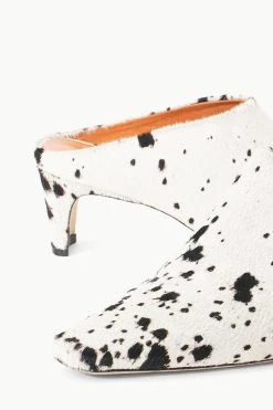 WALLY MULE | BLACK & WHITE HAIRCALF -fashion STAUD WALLY MULE BLACKWHITEHAIRCALF FALL 23 ECOM 4