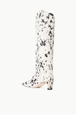 WESTERN WALLY BOOT | BLACK & WHITE HAIRCALF 14 WESTERN WALLY BOOT | BLACK & WHITE HAIRCALF -fashion STAUD WESTERNWALLY BOOT BLACKWHITEHAIRCALF FALL 23 ECOM 3