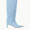 WESTERN WALLY BOOT | DENIM BLUE -fashion STAUD WESTERNWALLY BOOT DENIMBLUE FALL 23 ECOM 1