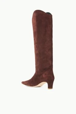 WESTERN WALLY BOOT | MAHOGANY SUEDE -fashion STAUD WESTERNWALLY BOOT MAHOGANY FALL 23 ECOM 3