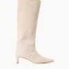 WESTERN WALLY BOOT | MINK SUEDE -fashion STAUD WESTERNWALLY BOOT MINK FALL 23 ECOM 1