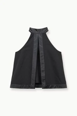 WRIGHT TOP | BLACK -fashion STAUD WRIGHT WOVENTOP BLACK FALL 23 ECOM 1