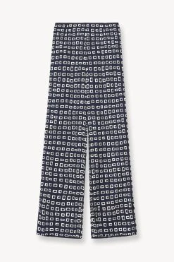 ZACH PANT | NAVY GEOSCAPE 10 ZACH PANT | NAVY GEOSCAPE -fashion STAUD ZACH PANT NAVY GEOSCAPE FALL 23 ECOM 1