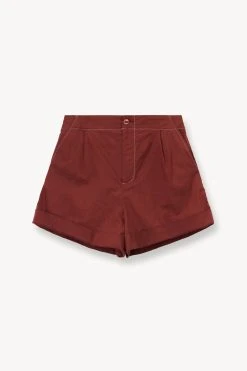 ZOEY SHORT | CLOVE -fashion STAUD ZOEY SHORT CLOVE SUPF 23 ECOM 1