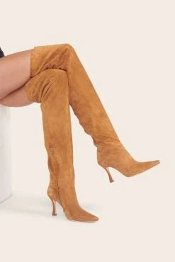 CAMI OVER THE KNEE BOOT | TAN SUEDE 20 CAMI OVER THE KNEE BOOT | TAN SUEDE -fashion Shoes2 00160 web