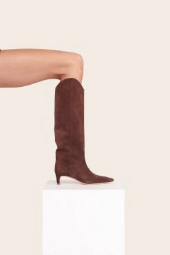 WESTERN WALLY BOOT | MAHOGANY SUEDE -fashion Shoes2 00290 web