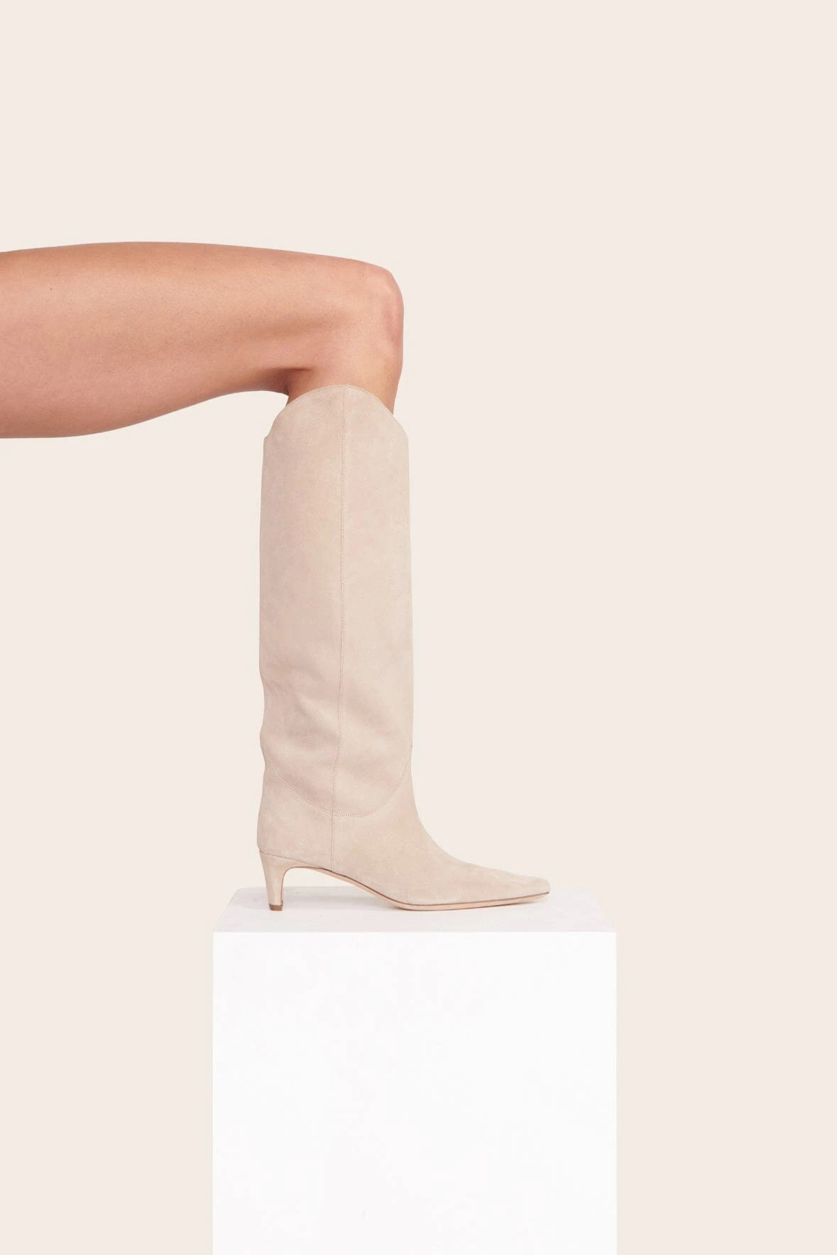 WESTERN WALLY BOOT | MINK SUEDE 6 WESTERN WALLY BOOT | MINK SUEDE - Image 4