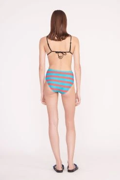 DEVON HIGH RISE BIKINI BOTTOM | CABANA STRIPE MULTI -fashion Swim 005 00131 web