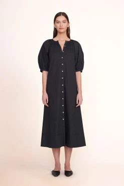 GINA MULE | BLACK -fashion Vincent Dress Black 00601 web 1