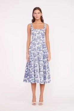 WELLS DRESS | BLUE TOILE