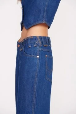 STAUD + WRANGLER THE LOOSE JEAN | DARK RINSE -fashion Wrangler 0616 web