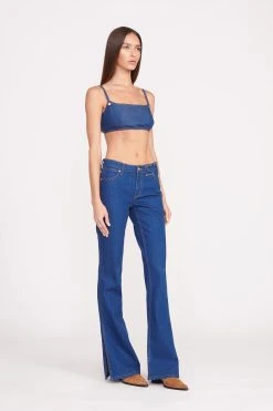 STAUD + WRANGLER THE BIKINI JEAN | DARK RINSE -fashion Wrangler 0671 web