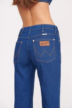 STAUD + WRANGLER THE BIKINI JEAN | DARK RINSE -fashion Wrangler 0693 web