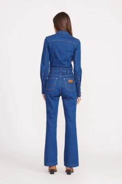 STAUD + WRANGLER THE BODY JUMPSUIT | DARK RINSE 16 STAUD + WRANGLER THE BODY JUMPSUIT | DARK RINSE -fashion Wrangler 1187 web