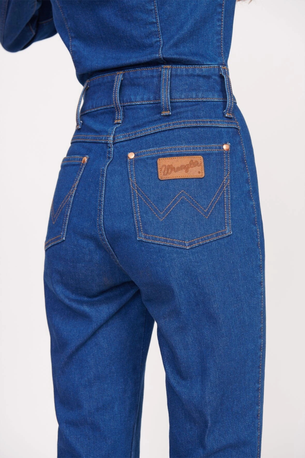 STAUD + WRANGLER THE BODY JUMPSUIT | DARK RINSE 10 STAUD + WRANGLER THE BODY JUMPSUIT | DARK RINSE - Image 8