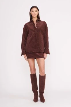 ANNETTE SKIRT | MAHOGANY -fashion annette skirt mahogany 7 f35c2dac 5c37 49ae ba3c 62ad144420b7