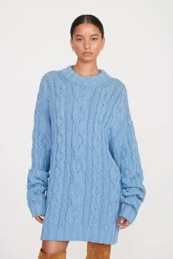 BEEHIVE SWEATER | FRENCH BLUE