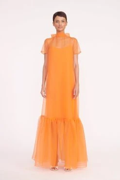 CALLUNA DRESS | NECTARINE