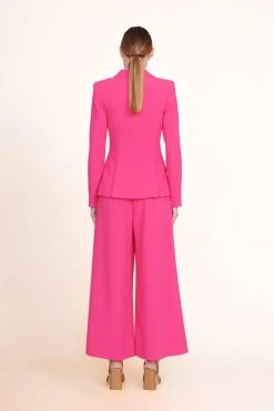 CROPPED CALEB PANT | MAGENTA -fashion carson blazer magenta 4 92d0a640 ba7b 4a9c 872c 439a3e38485c