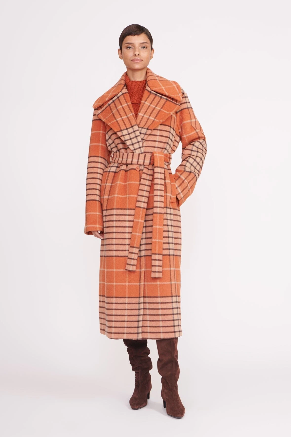 CARVER COAT | PERSIMMON MEGA PLAID 3 CARVER COAT | PERSIMMON MEGA PLAID