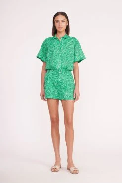 CHANNING TOP | GREEN PALM -fashion channing top zoey short green palm 01577 web