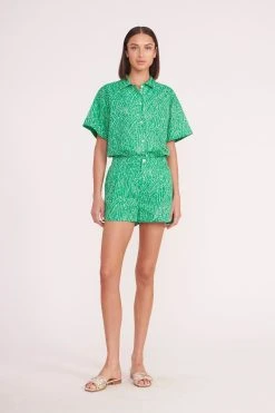 CHANNING TOP | GREEN PALM -fashion channing top zoey short green palm 01580 web