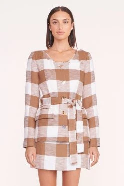 fashion 15 CHARLES BLAZER | TOBACCO GINGHAM