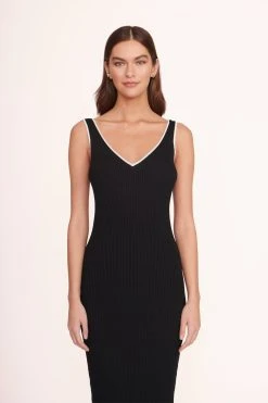 DANA DRESS | BLACK -fashion dana dress black white 1