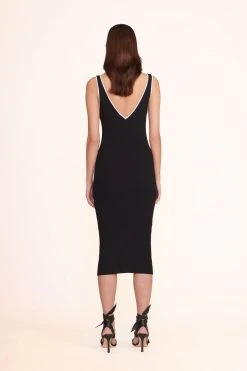 DANA DRESS | BLACK -fashion dana dress black white 5