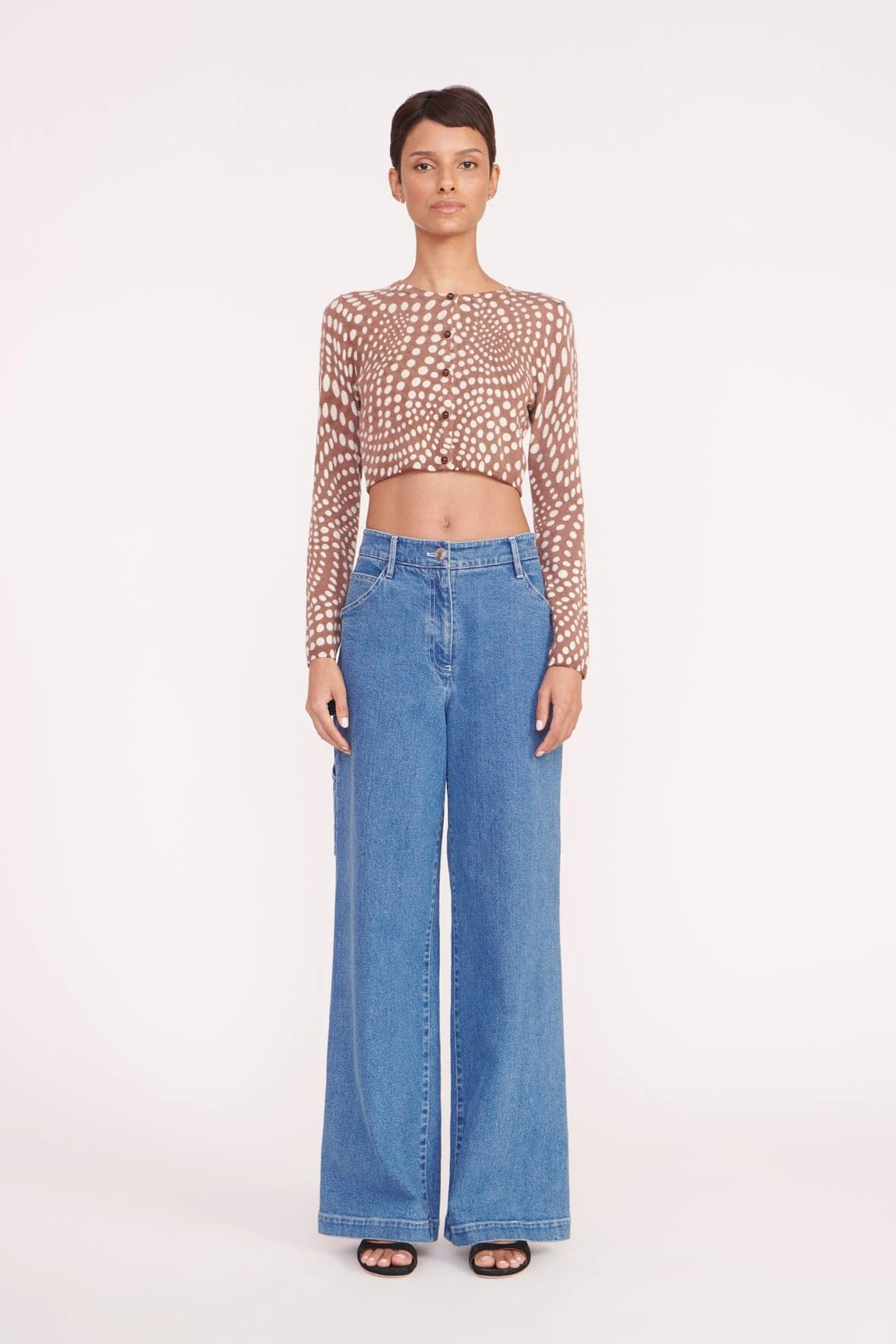 DEANNA SWEATER | CLOVE WAVY DOT 4 DEANNA SWEATER | CLOVE WAVY DOT - Image 2