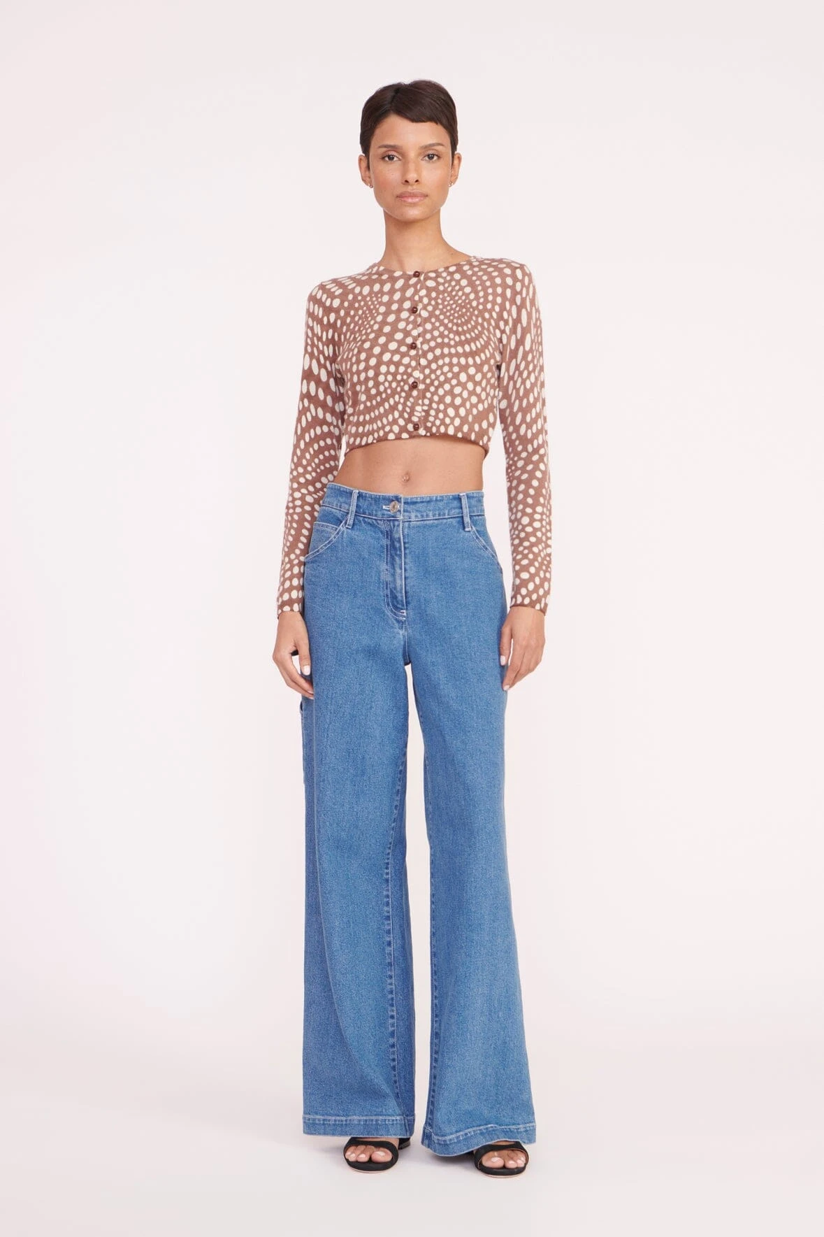 DEANNA SWEATER | CLOVE WAVY DOT 5 DEANNA SWEATER | CLOVE WAVY DOT - Image 3