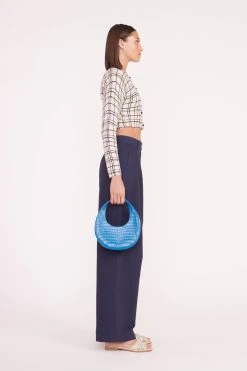 MINI MOON BAG | ISLAND BLUE -fashion deanna sweater creme dawn plaid luisa pant nav 05345 web