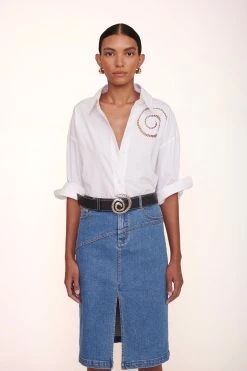 HUDSON SKIRT | MEDIUM WASH -fashion emersyn top white 00656 web 1