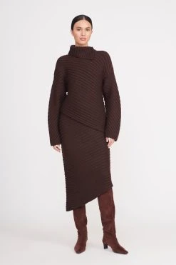 ENGRAVE SWEATER | DARK CHOCOLATE -fashion engrave sweater dark chocolate 2 1 613f8b7a 6db6 4324 97c8 cd84004d9982