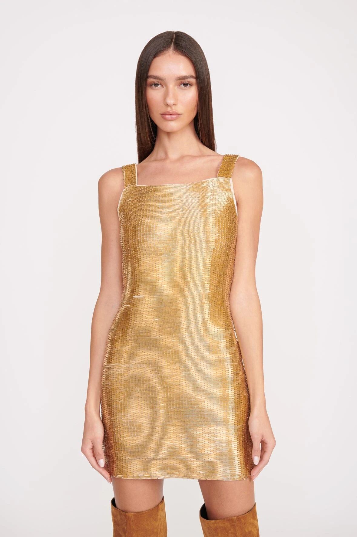 EVIE DRESS | GOLD 5 EVIE DRESS | GOLD - Image 3