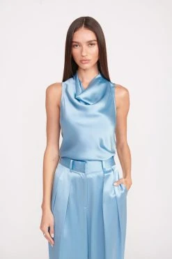 GESTURE TOP | FRENCH BLUE