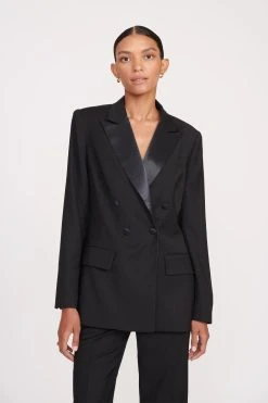ARCH TUXEDO BLAZER | BLACK