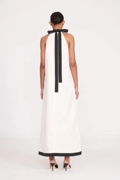 WRIGHT DRESS | ECRU BLACK -fashion fall 23 1190 web