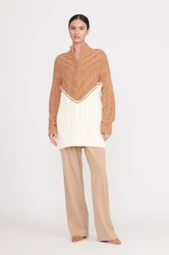 HAMPTON SWEATER | CAMEL IVORY 8 HAMPTON SWEATER | CAMEL IVORY -fashion hampton sweater camel ivory 2 b99f8db9 f1d1 44c6 8167 a092962bce57