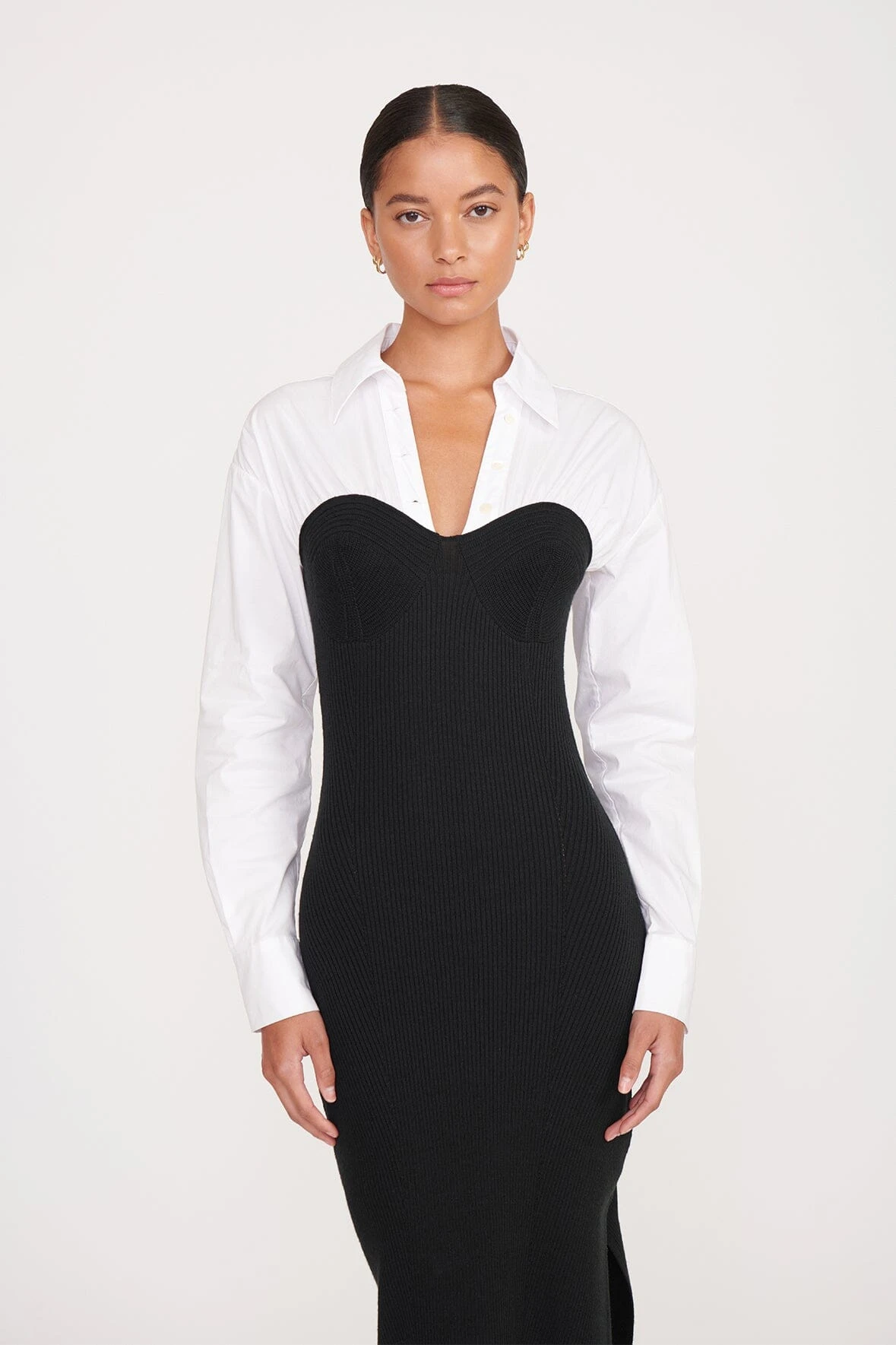HAZEL DRESS | BLACK WHITE 4 HAZEL DRESS | BLACK WHITE - Image 2