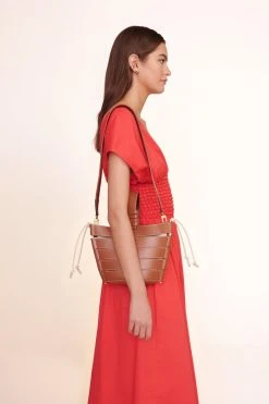 DIAMOND MINI TOTE | TAN CREAM -fashion jackson dress hibiscus 1 10