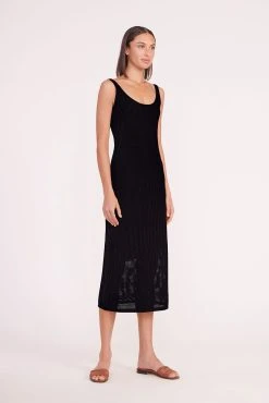 JESSICA COVERUP DRESS | BLACK -fashion jessica knit dress black 01524 web