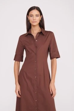 JOAN MAXI DRESS | MAHOGANY -fashion joan maxi dress mahogany 1