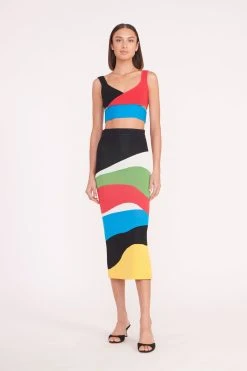 KARINA SKIRT | MARBLE WAVE -fashion karina skirt marble wave 02368 web