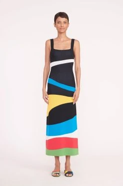 CASPIAN SLIDE | MARBLE WAVE -fashion katie dress marble wave 02349 web